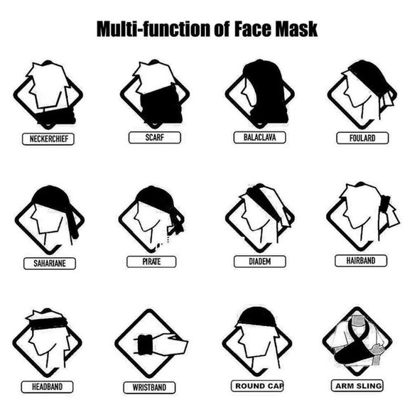 Printed Multi-Functional Scarf Design 5 - Picture 3 of 3